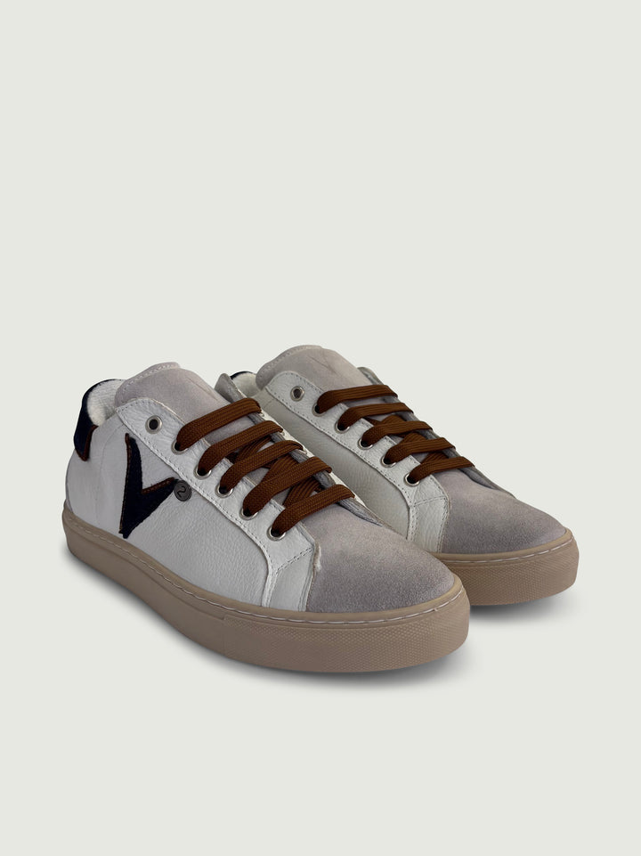 Sneaker Olympic dettagli blu SNKBIBOTVV BL V2 
