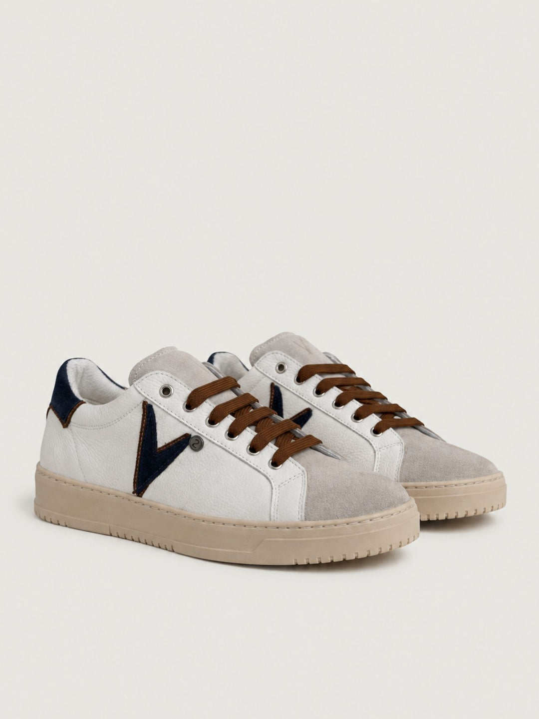 Sneaker Olympic dettagli blu SNKBIBOTVV BL V2 