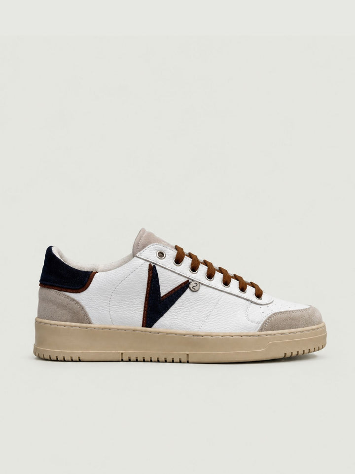 Sneaker Olympic dettagli blu SNKBIBOTVV BL V2 