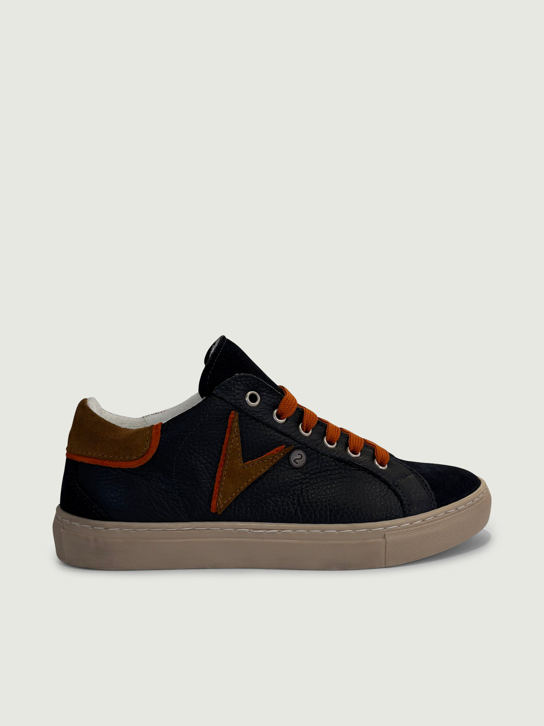 Sneaker Olympic blu dettagli cuoio SNKBLBOTVV CU V2 