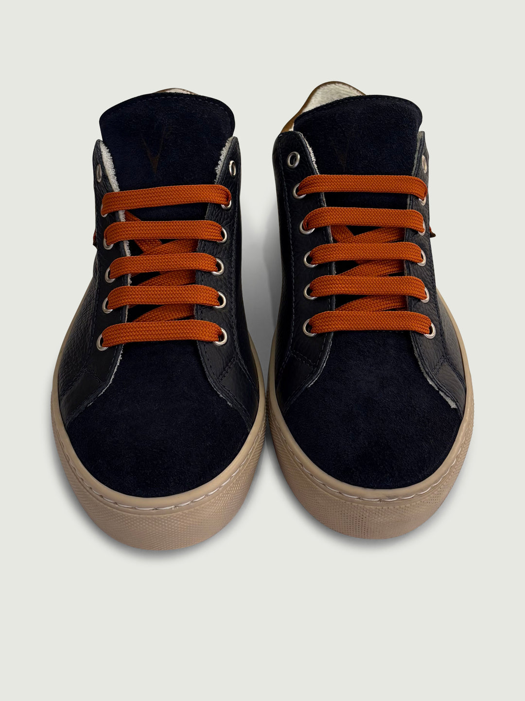 Sneaker Olympic blu dettagli cuoio SNKBLBOTVV CU V2 