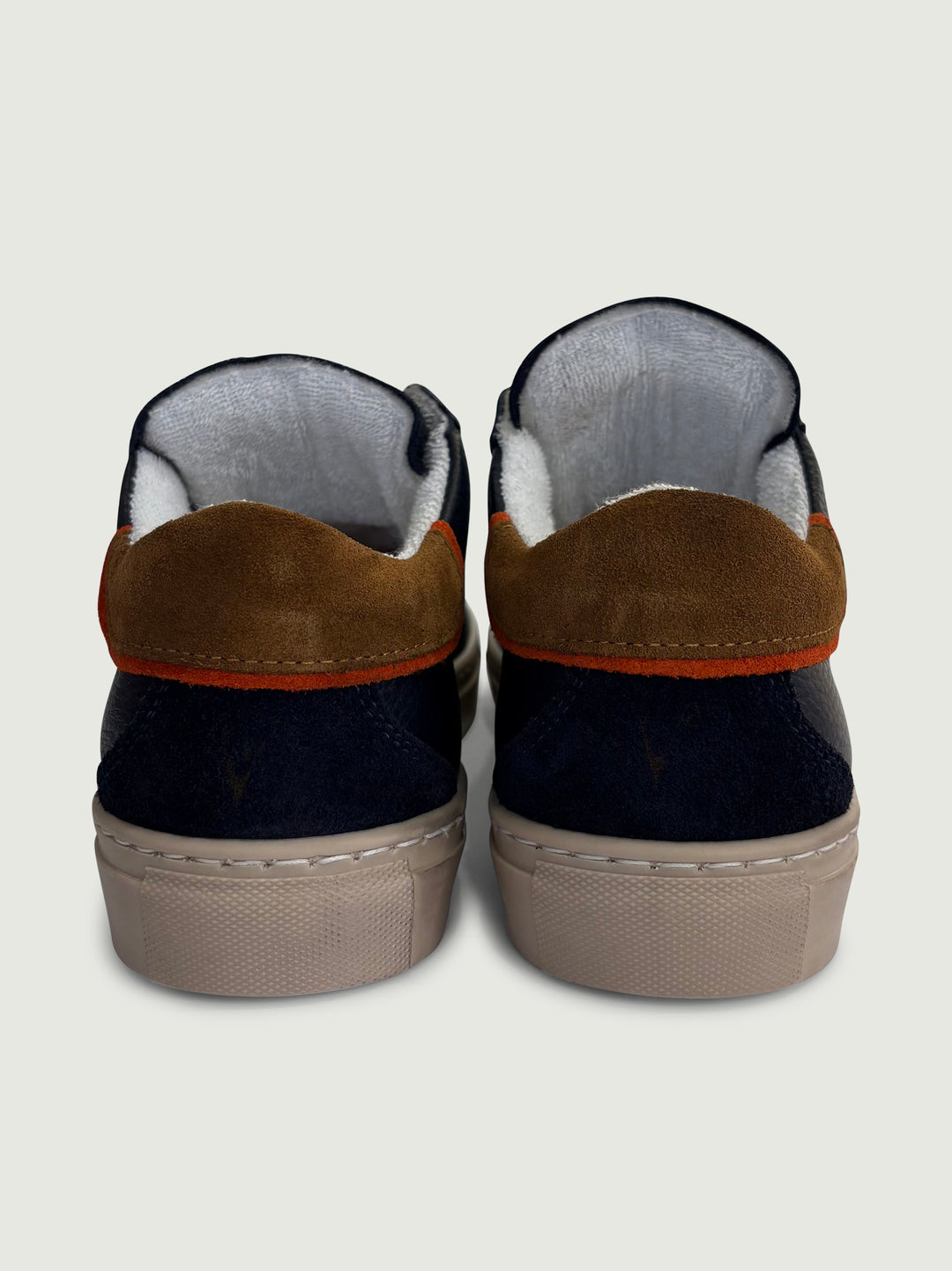 Sneaker Olympic blu dettagli cuoio SNKBLBOTVV CU V2 