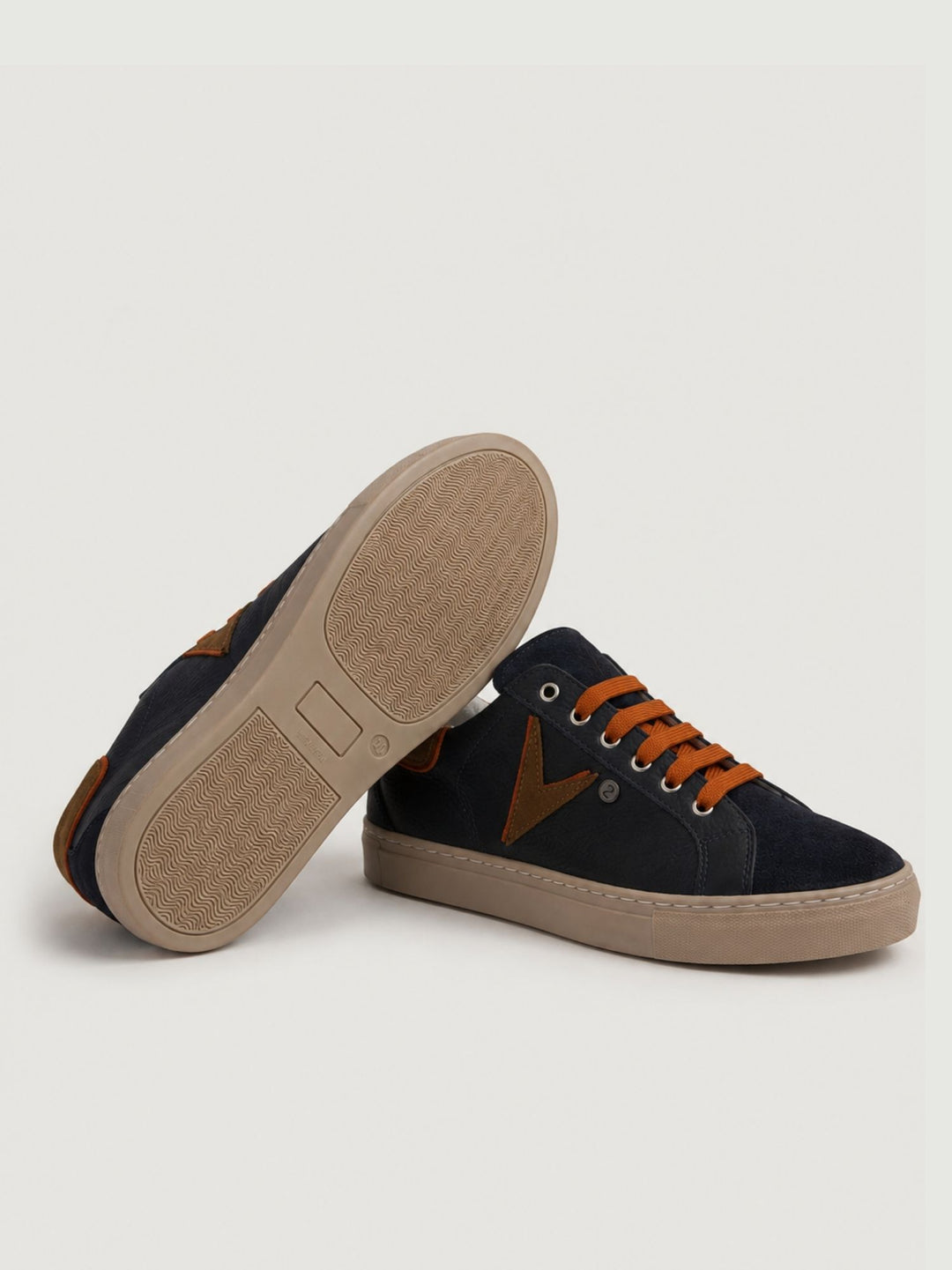 Sneaker Olympic blu dettagli cuoio SNKBLBOTVV CU V2 