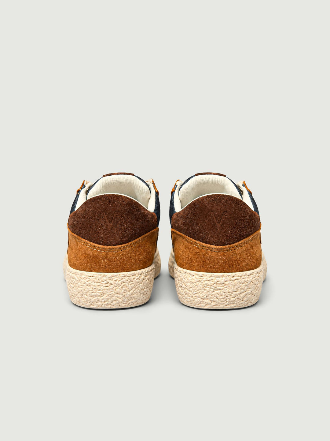 Sneaker in camoscio cuoio con inserti in tessuto tecnico SNKTEK MO V2 