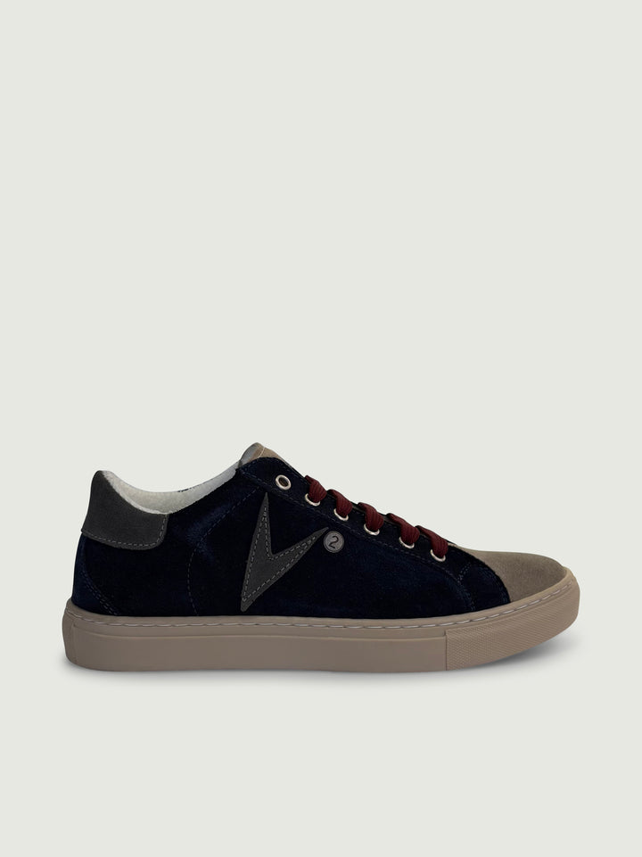 Sneaker Olympic in camoscio blu SNKV2 BL V2 