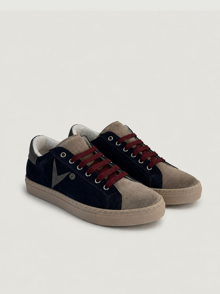 Sneaker Olympic in camoscio blu SNKV2 BL V2 