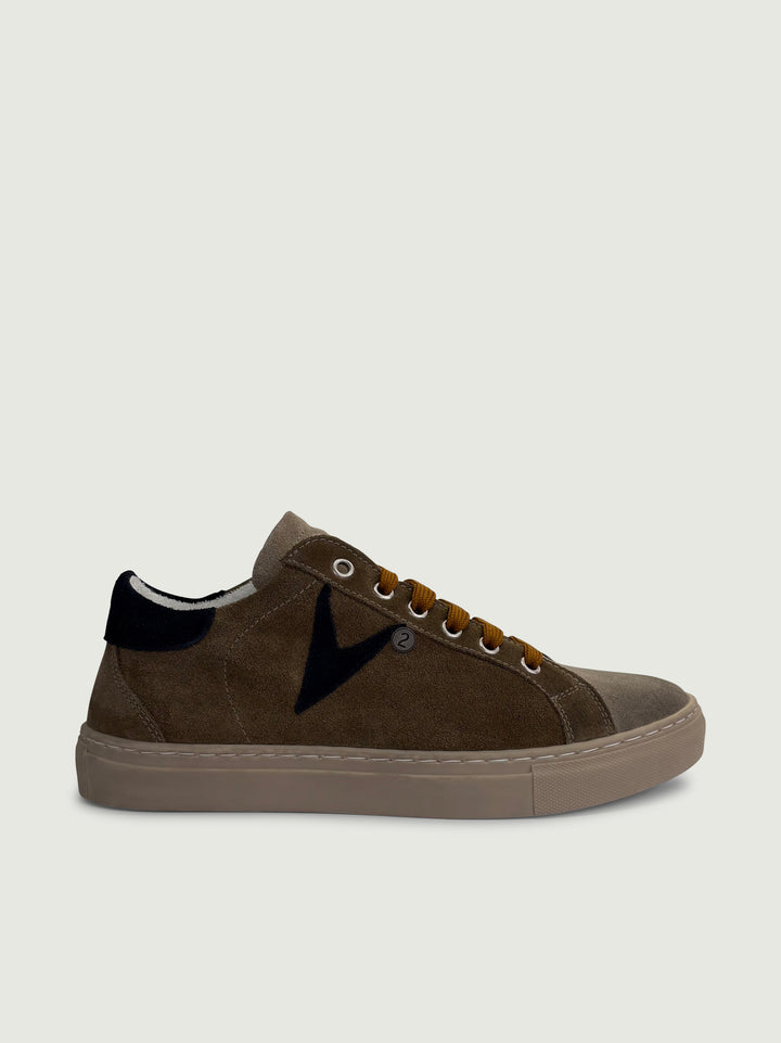 Sneaker Olympic in camoscio tortora SNKV2 TO V2 