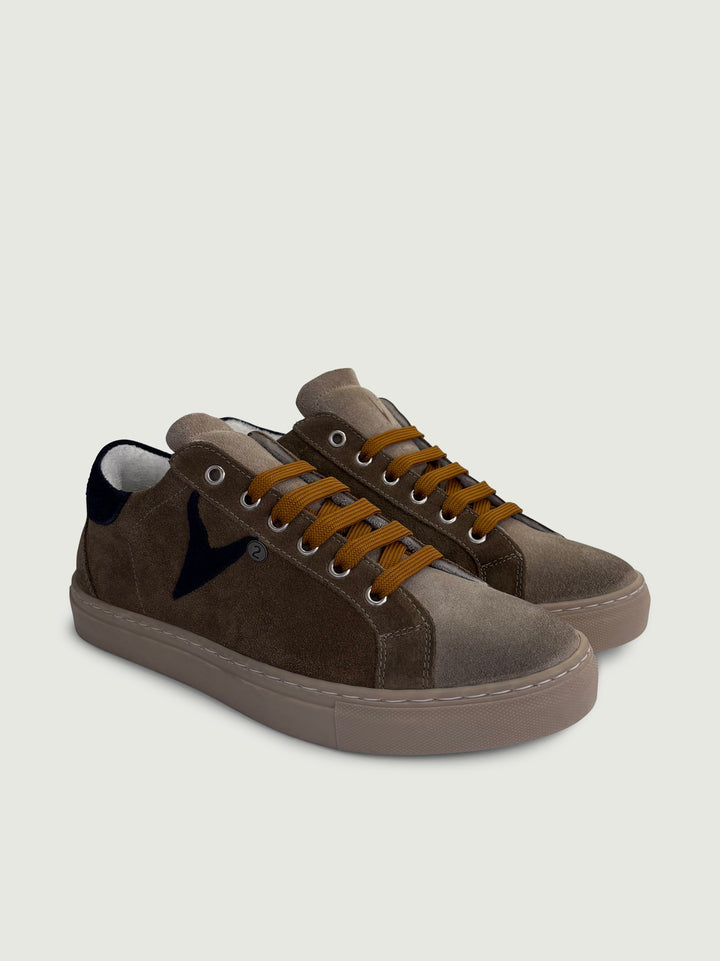 Sneaker Olympic in camoscio tortora SNKV2 TO V2 