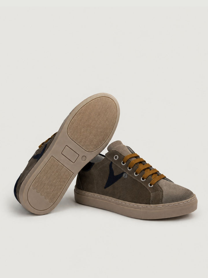 Sneaker Olympic in camoscio tortora SNKV2 TO V2 