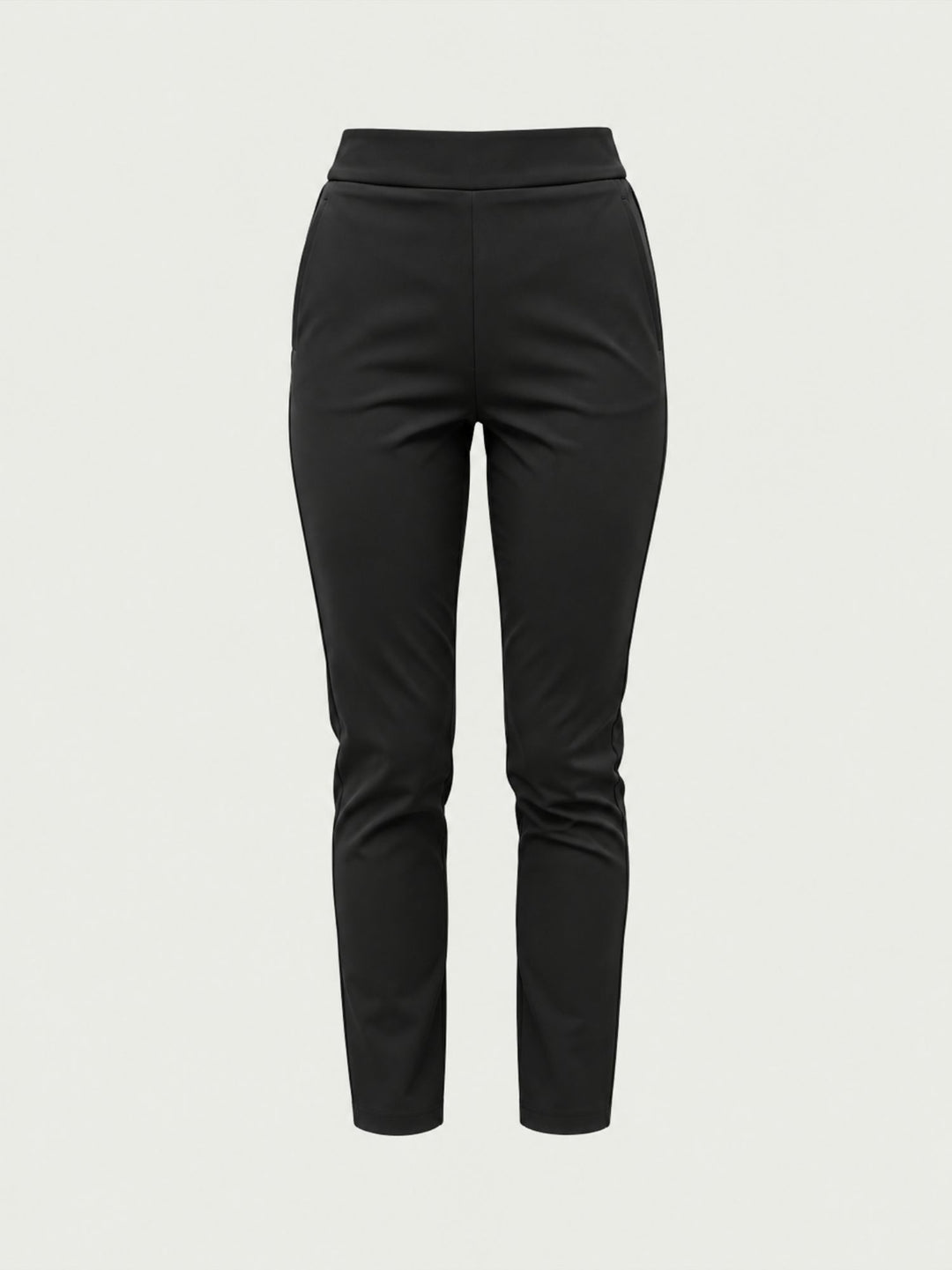 Pantalone a sigaretta stretch nero ALLORO/112 NERO ANDREA MORANDO 