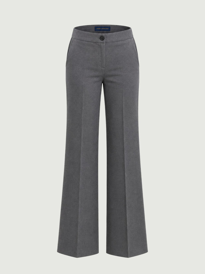 Pantalone a palazzo grigio AZZURRA/115 GRIGIO ANDREA MORANDO 