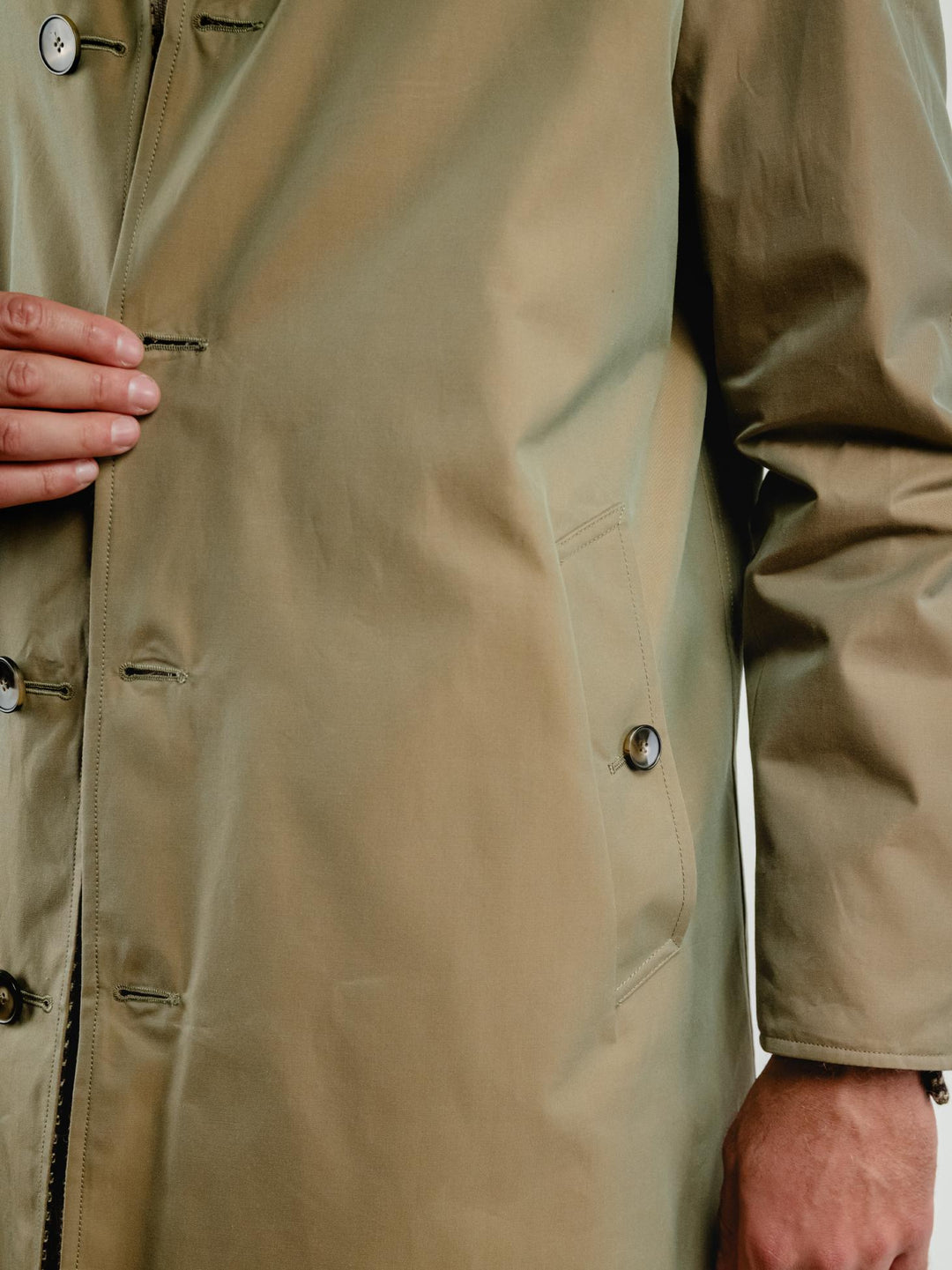 IMPERMEABILE DEAN REVERSIBILE CON INTERNO IN LANA