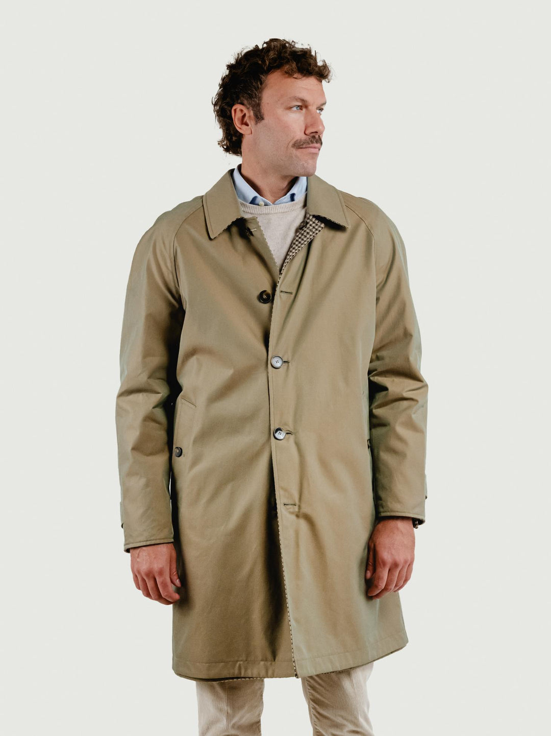 IMPERMEABILE DEAN REVERSIBILE CON INTERNO IN LANA