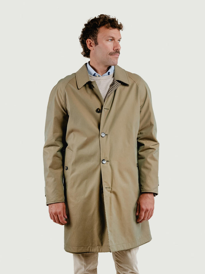 IMPERMEABILE DEAN REVERSIBILE CON INTERNO IN LANA