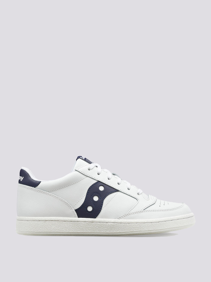 JAZZ COURT IN PELLE BIANCO E BLU