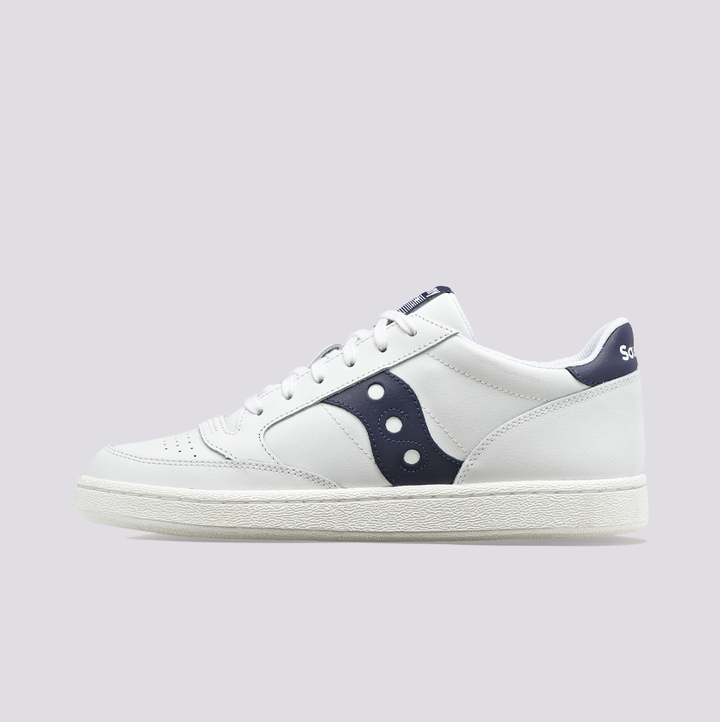 JAZZ COURT IN PELLE BIANCO E BLU