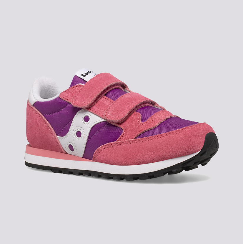 JAZZ ORIGINAL SAUCONY PINK PURPLE BAMBINA