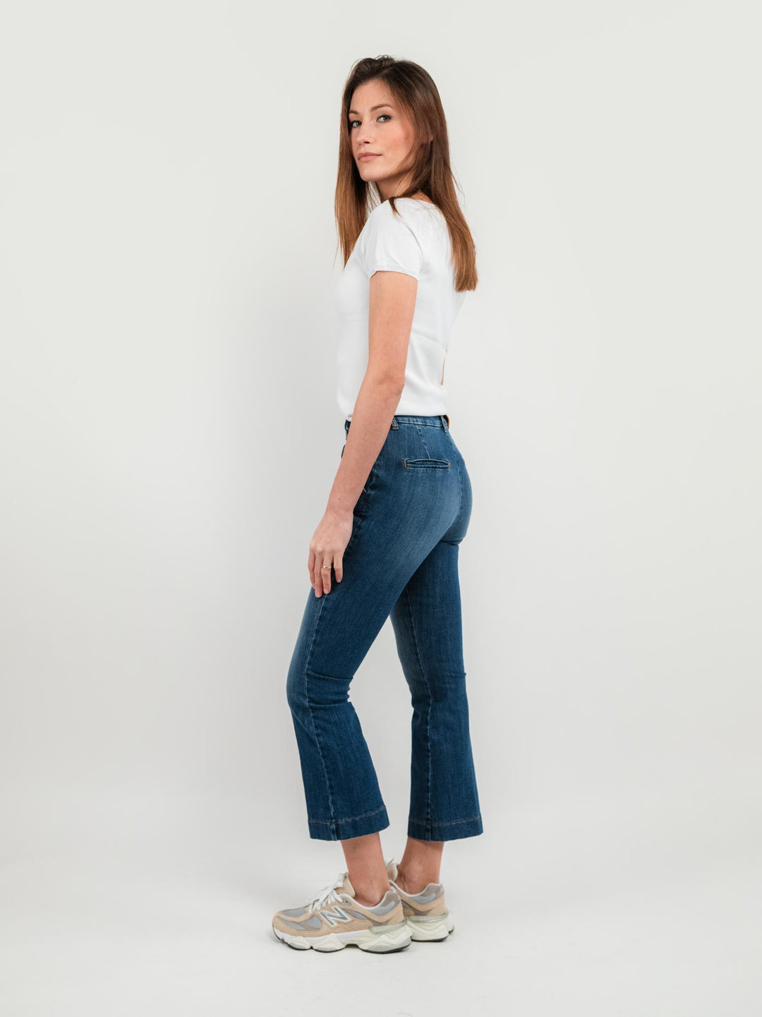 JEANS A TROMBETTA LAVAGGIO MEDIO