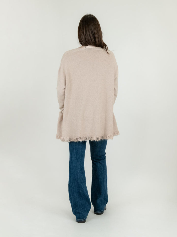 JEANS A ZAMPA IN DENIM SCURO