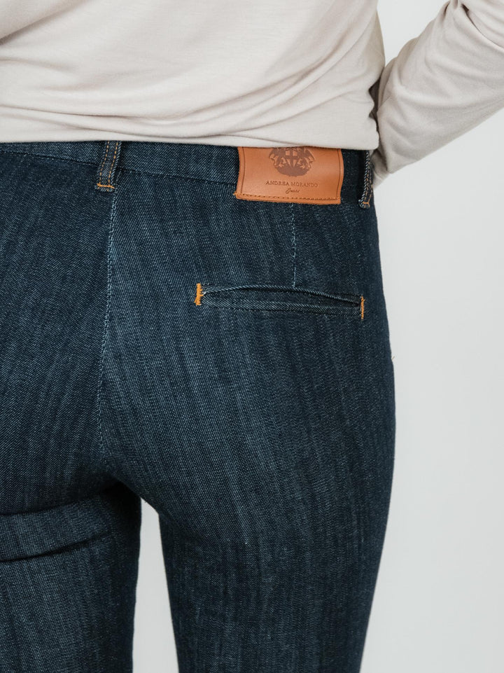 JEANS A ZAMPA in DENIM SCURO SLIM FIT