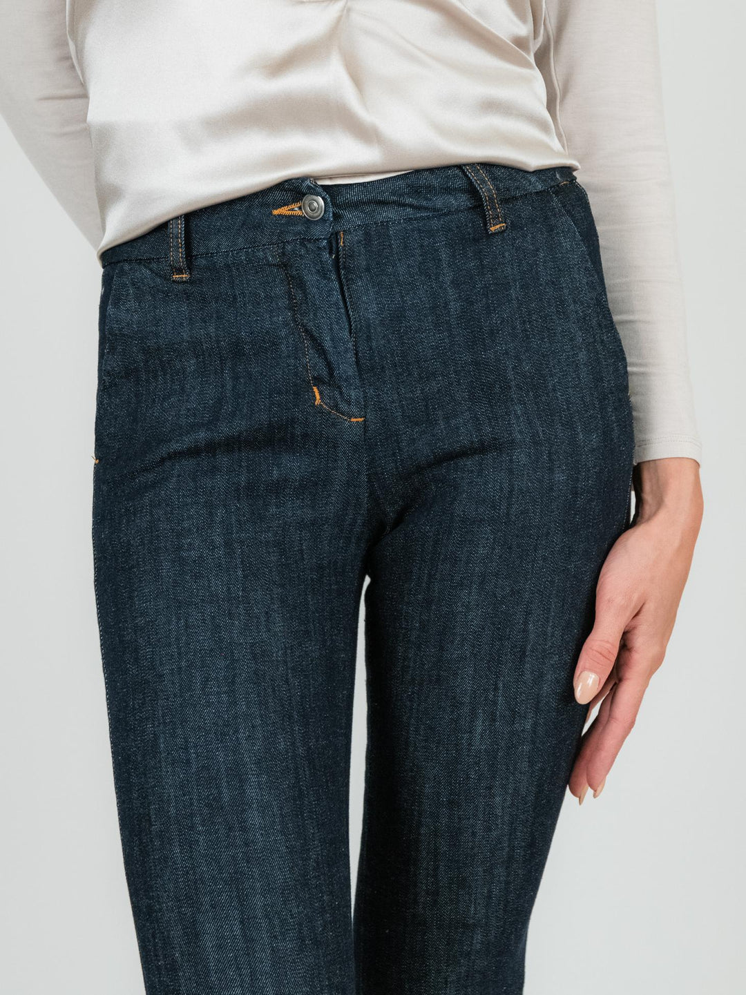 JEANS A ZAMPA in DENIM SCURO SLIM FIT