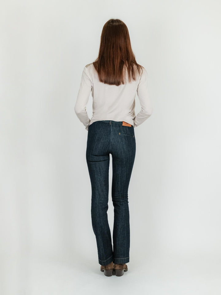 JEANS A ZAMPA in DENIM SCURO SLIM FIT