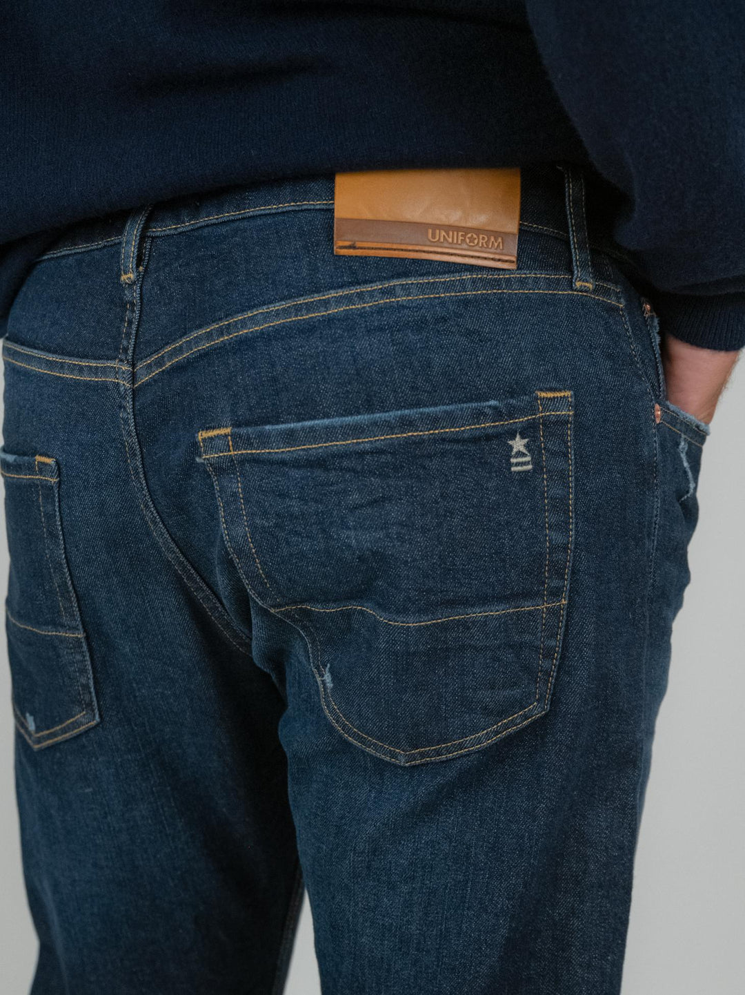JEANS BARNEY IN DENIM SCURO