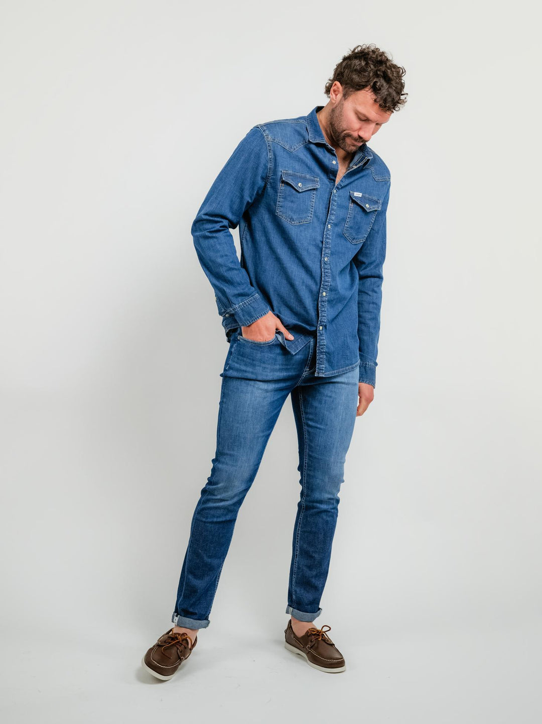 JEANS IBANEZ IN DENIM LAVAGGIO SCURO