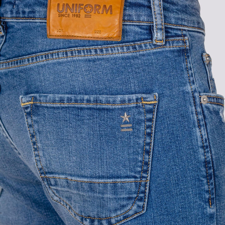 Jeans Ibanez medio cinque tasche con strappi