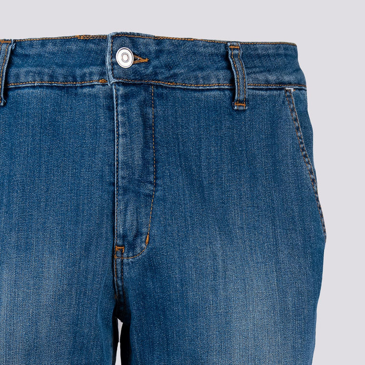 Jeans scuro Andrea Morando con tasca a filo