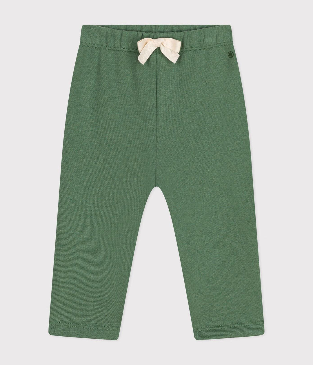 Joggers in cotone tinta unita neonato
