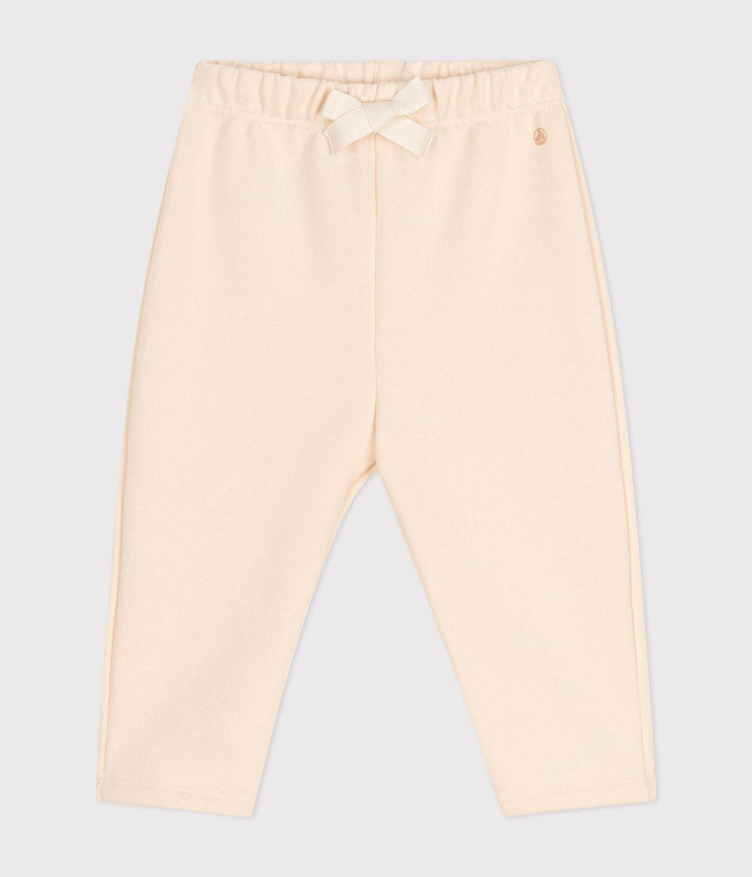 Joggers in cotone tinta unita rosa chiaro