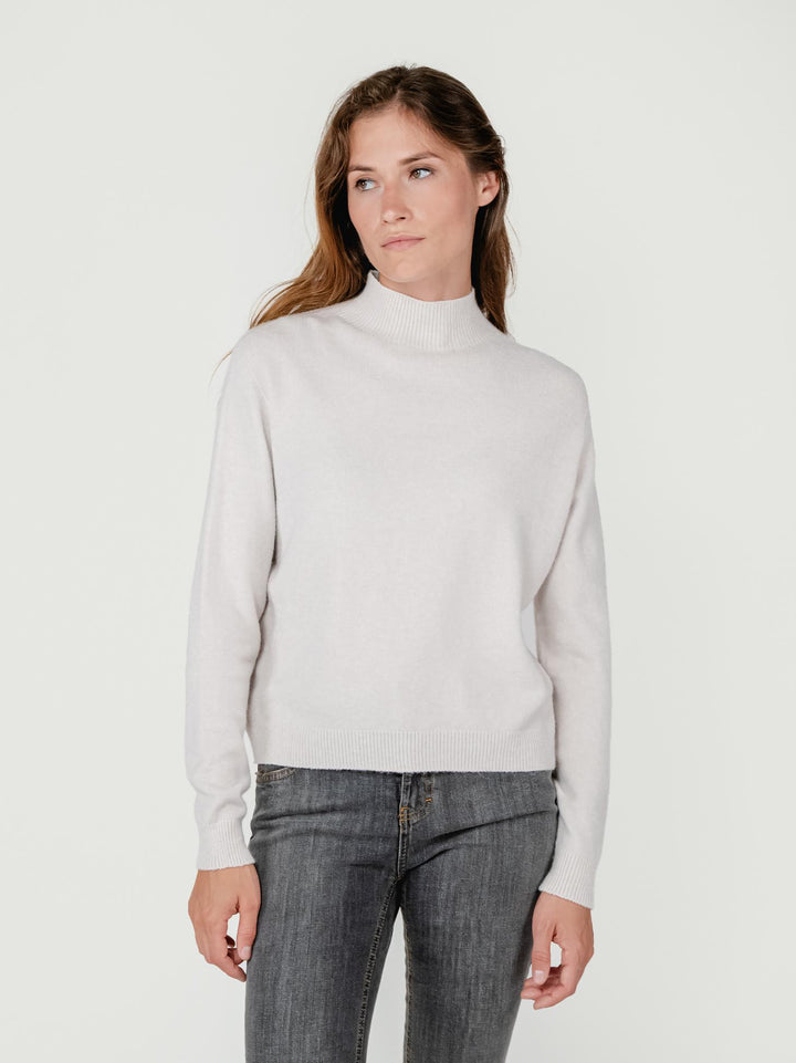 LUPETTO IN MAGLIA PANNA