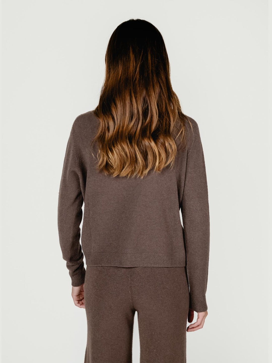LUPETTO IN MAGLIA TABACCO