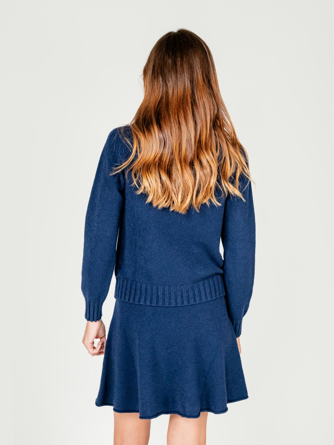 MAGLIA GIROCOLLO BLU
