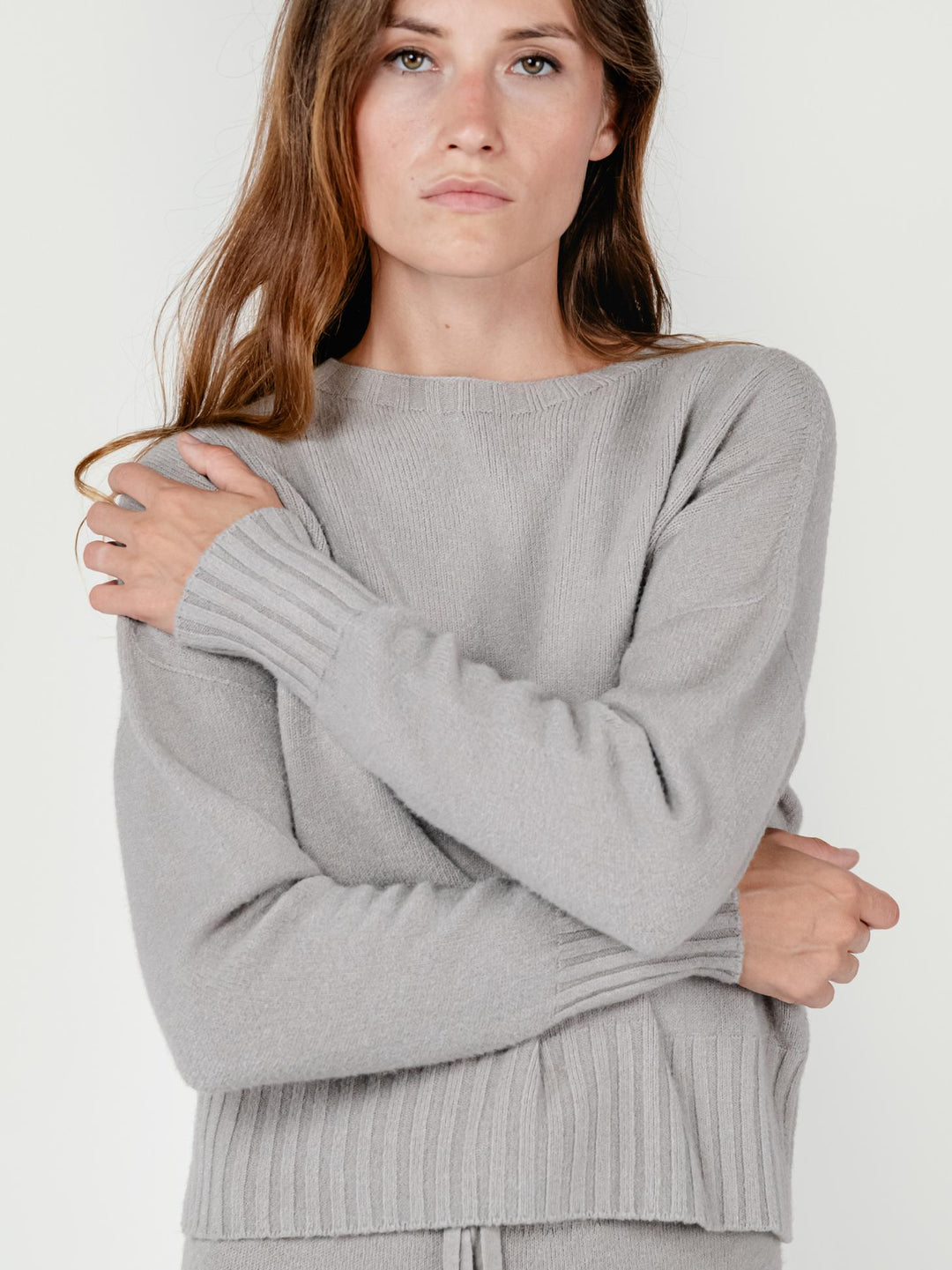 MAGLIA GIROCOLLO TORTORA