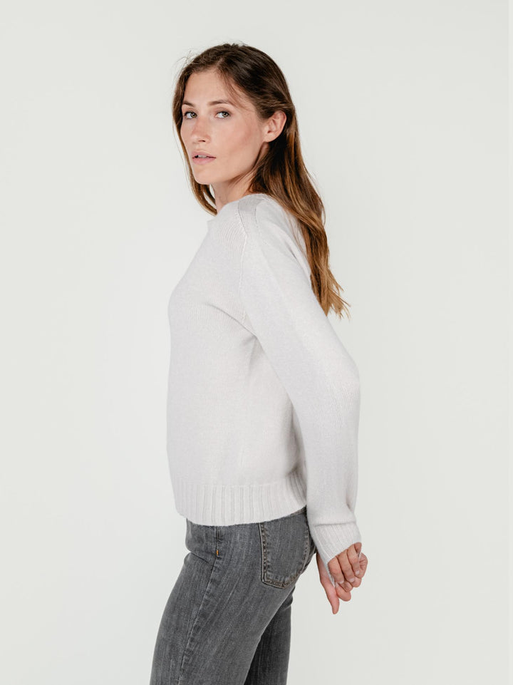 MAGLIA GIROCOLLO TORTORA