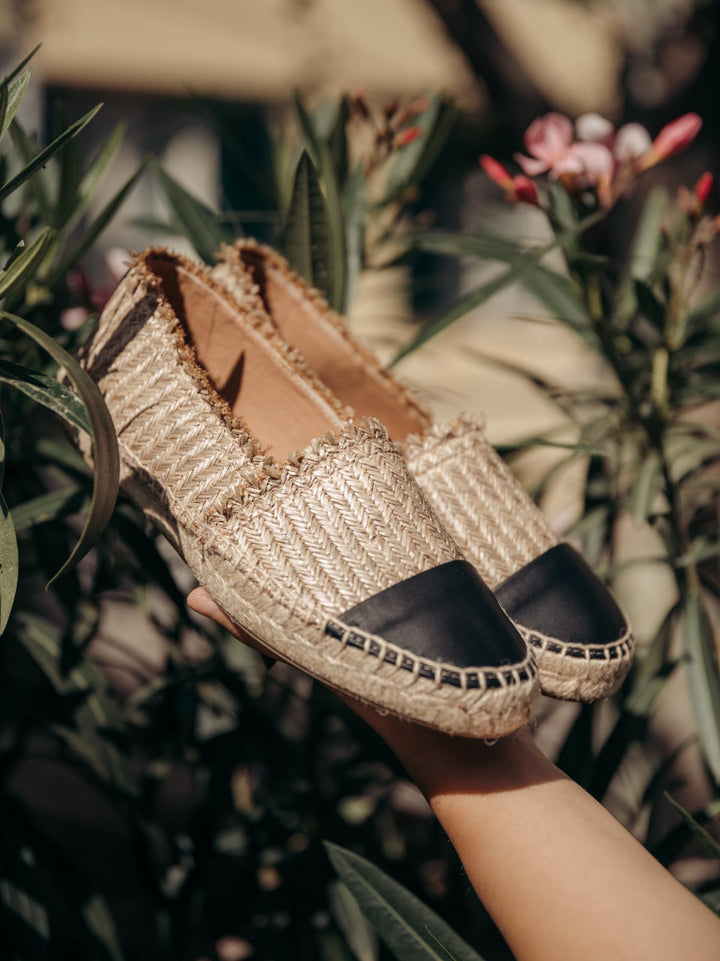 MOCASSINO ESPADRILLAS IN RAFIA NATURALE
