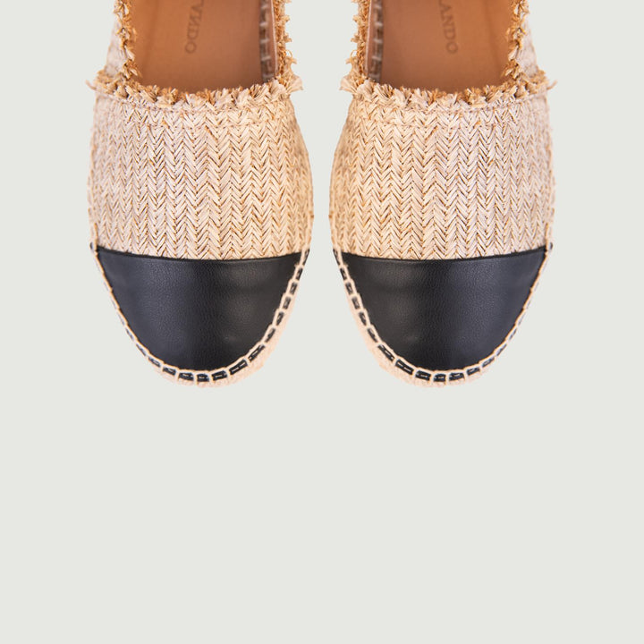 MOCASSINO ESPADRILLAS IN RAFIA NATURALE