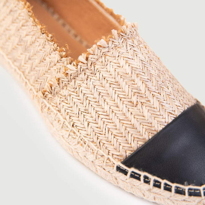 MOCASSINO ESPADRILLAS IN RAFIA NATURALE