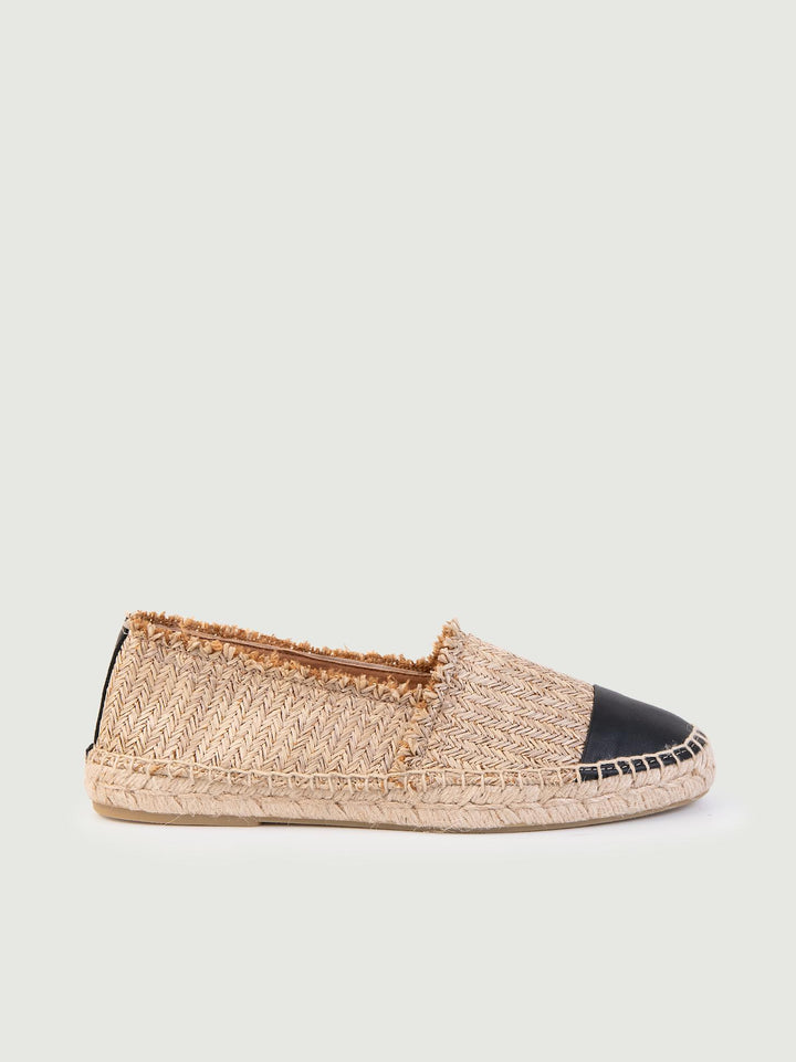 MOCASSINO ESPADRILLAS IN RAFIA NATURALE