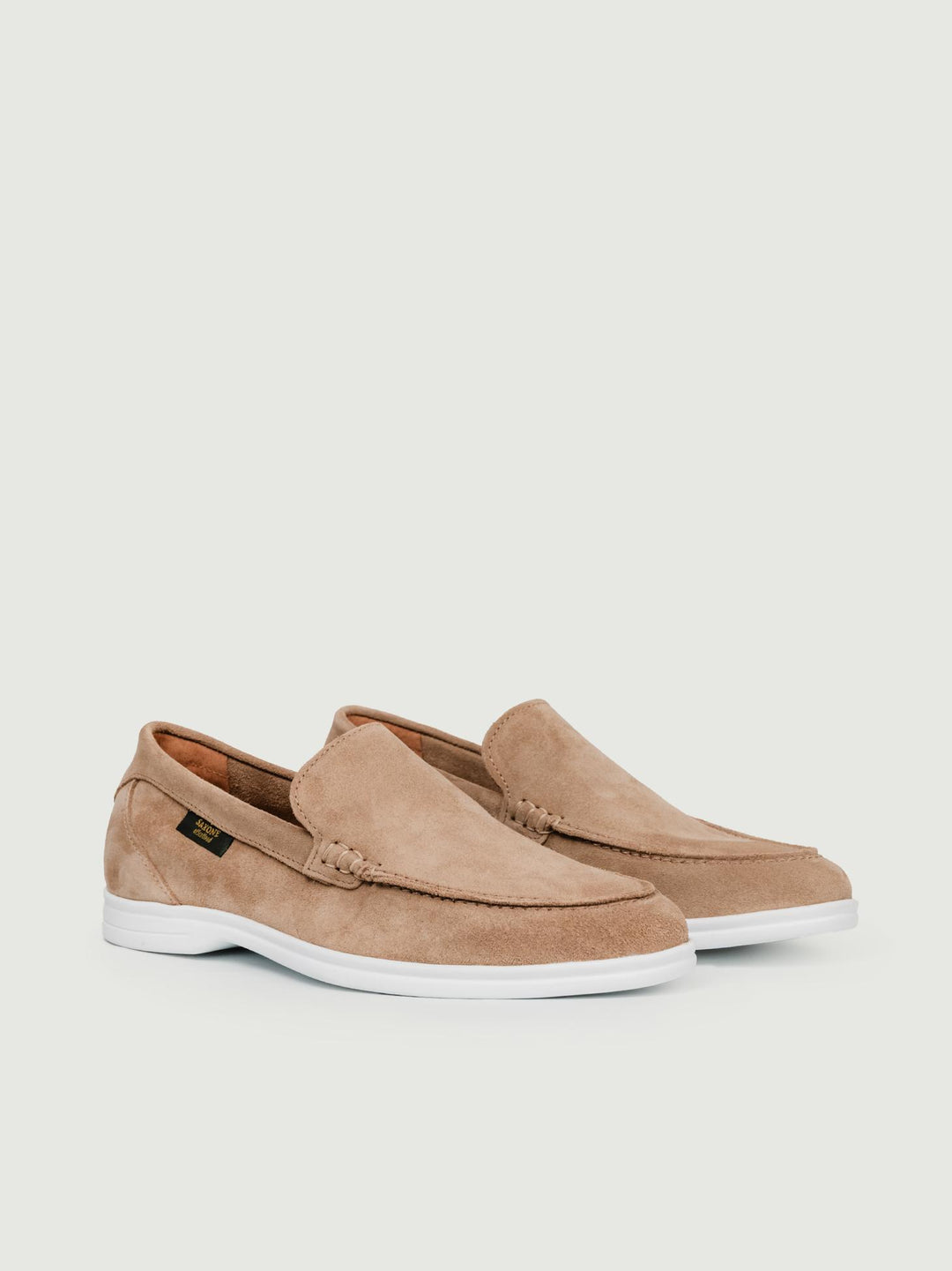 MOCASSINO IN CAMOSCIO BEIGE