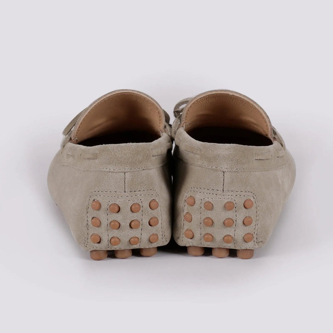 MOCASSINO IN CAMOSCIO CON GOMMINI