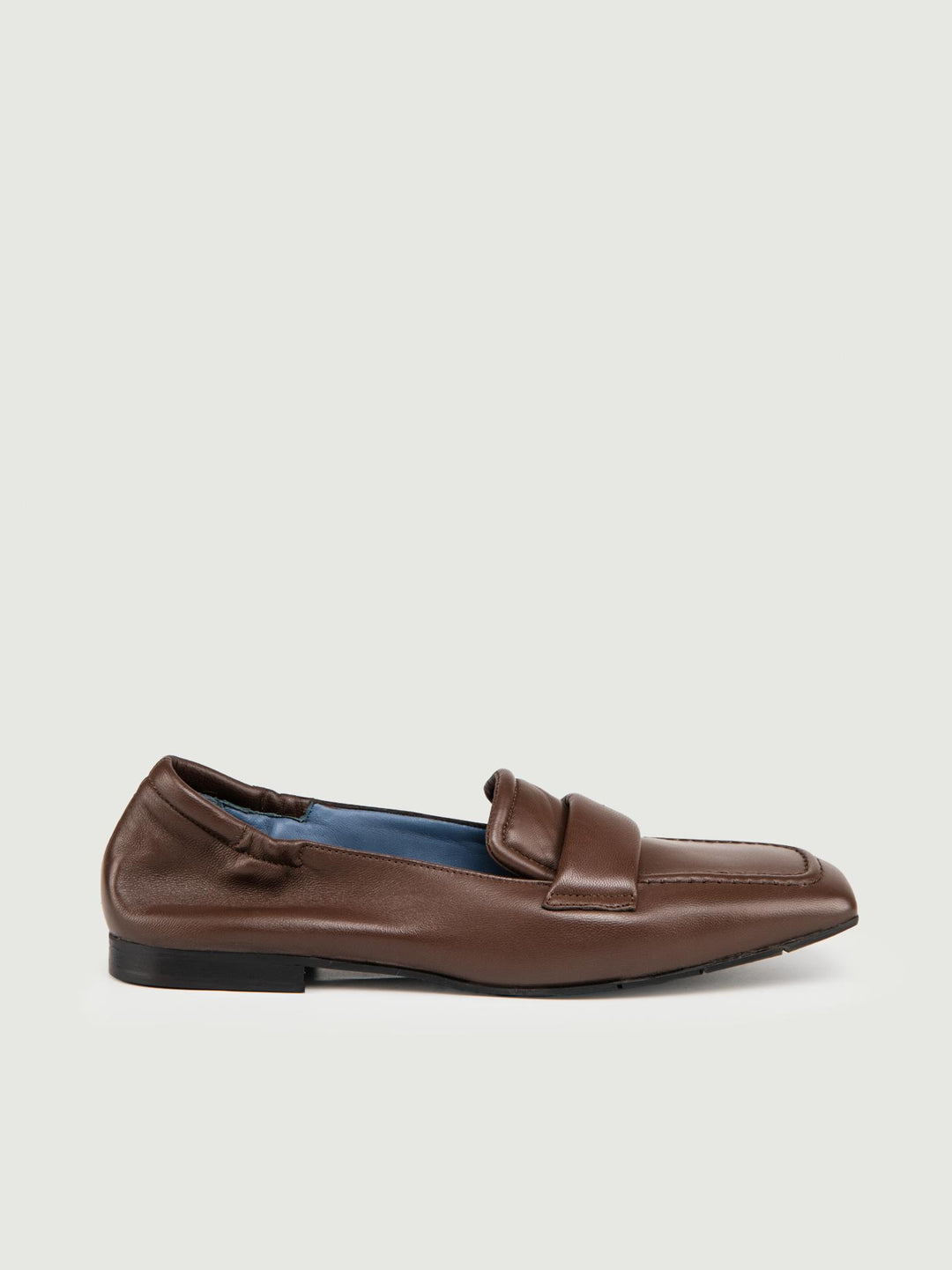 MOCASSINO IN NAPPA CIOCCOLATO