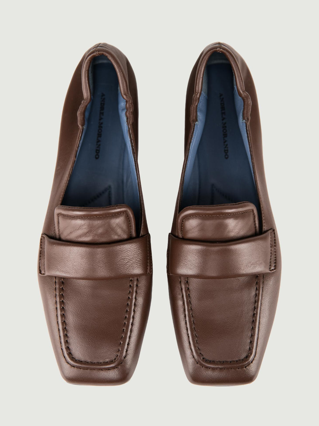MOCASSINO IN NAPPA CIOCCOLATO