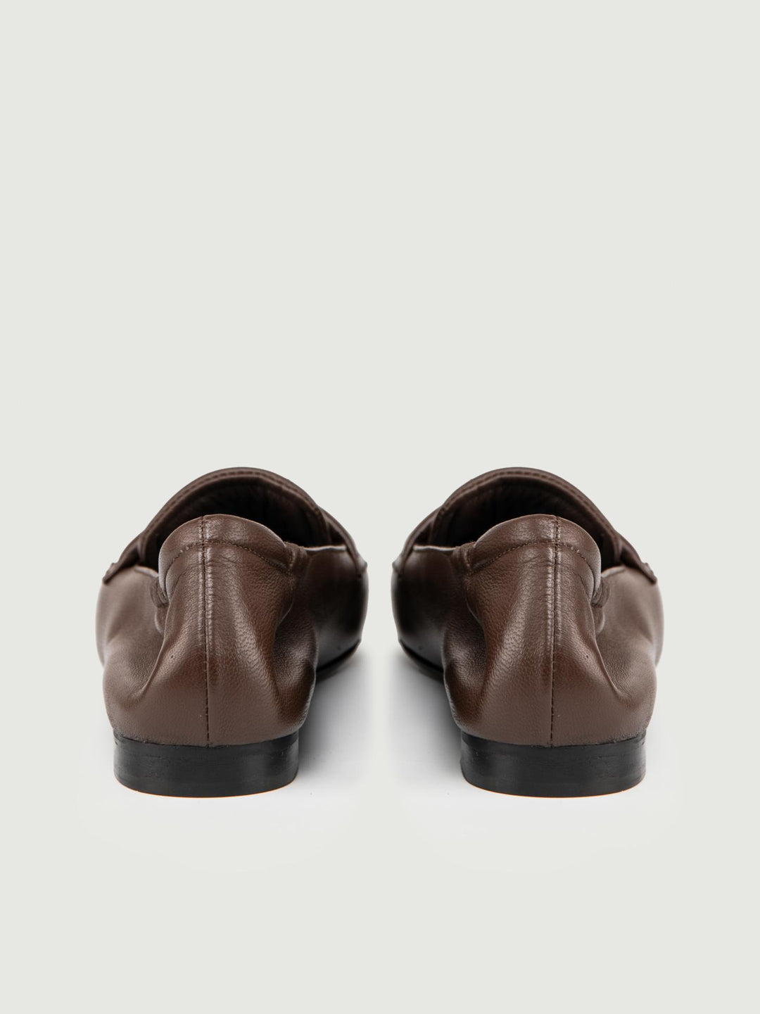 MOCASSINO IN NAPPA CIOCCOLATO