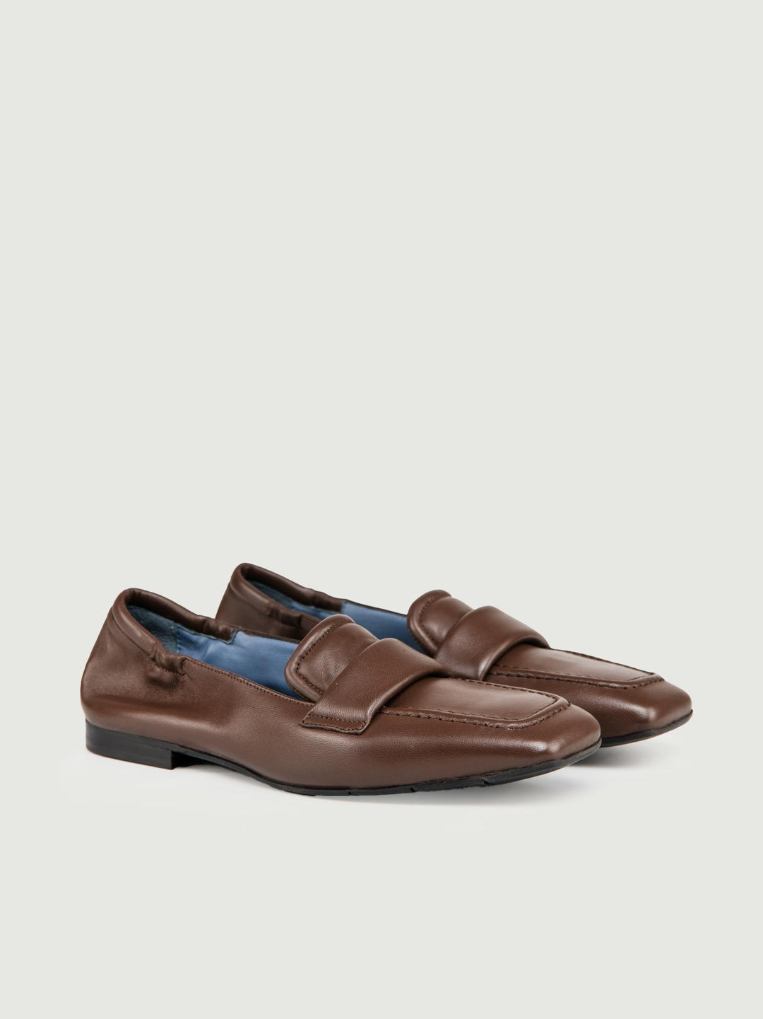 MOCASSINO IN NAPPA CIOCCOLATO
