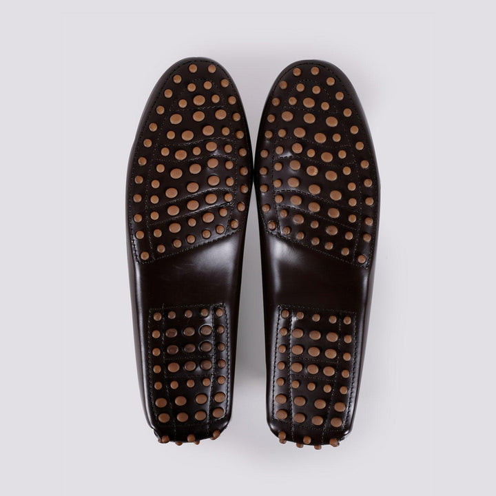 MOCASSINO IN PELLE CON GOMMINI