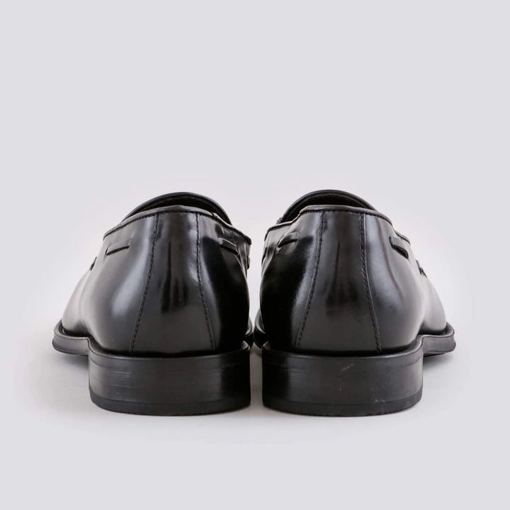 MOCASSINO IN PELLE CON NAPPINE