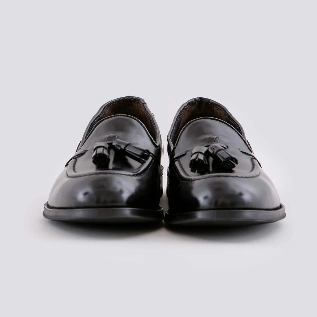 MOCASSINO IN PELLE CON NAPPINE